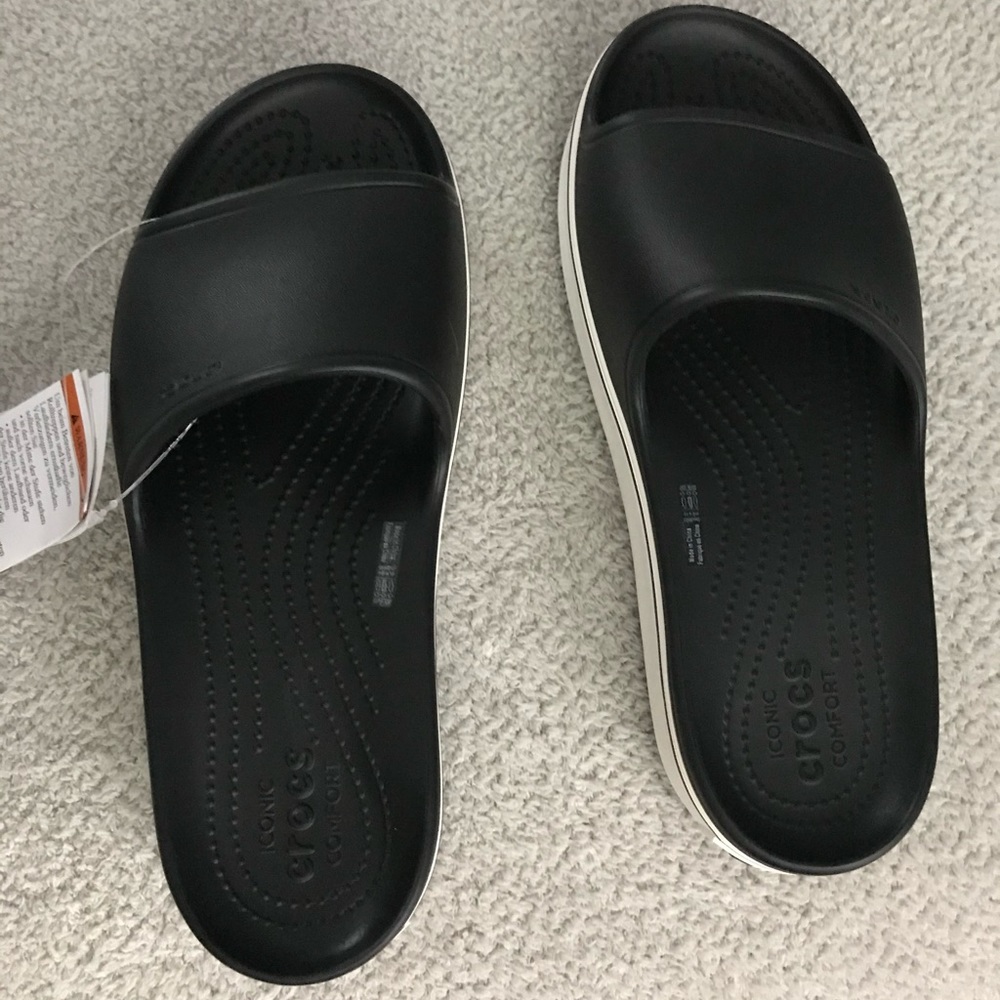 CROCS Crocband Platform Slide Womens size 10